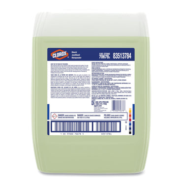 P&G Pro Line Clorox Bleach Laundry Additive, 5 gal Closed Loop Container (PPL70678)