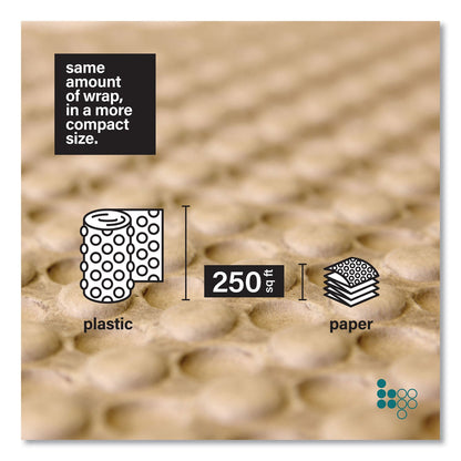 Elementree Bubble Paper, 12" x 250 ft, Perforated Every 12", Kraft, 250 Sheets/Carton (PRB01913)