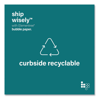 Elementree Bubble Paper, 12" x 250 ft, Perforated Every 12", Kraft, 250 Sheets/Carton (PRB01913)