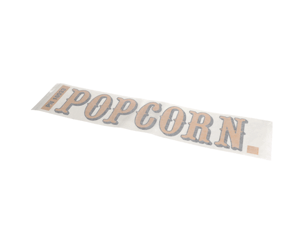 Paragon Popcorn Machine 512110 Label (PRGN512110)