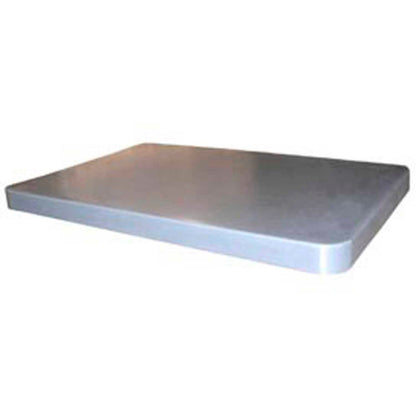 Global Industrial Bulk Tub Lid, 6 Bushel, 33-1/2"L x 24-1/2"W x 2"H, Off-White (WBB1918443)