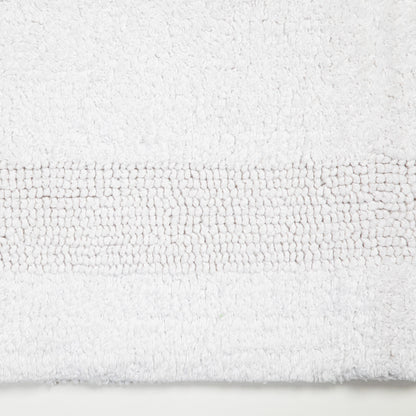 Arkwright Home® Provence Bath Rug 17x24 Border Design White (PROV1724-WH)