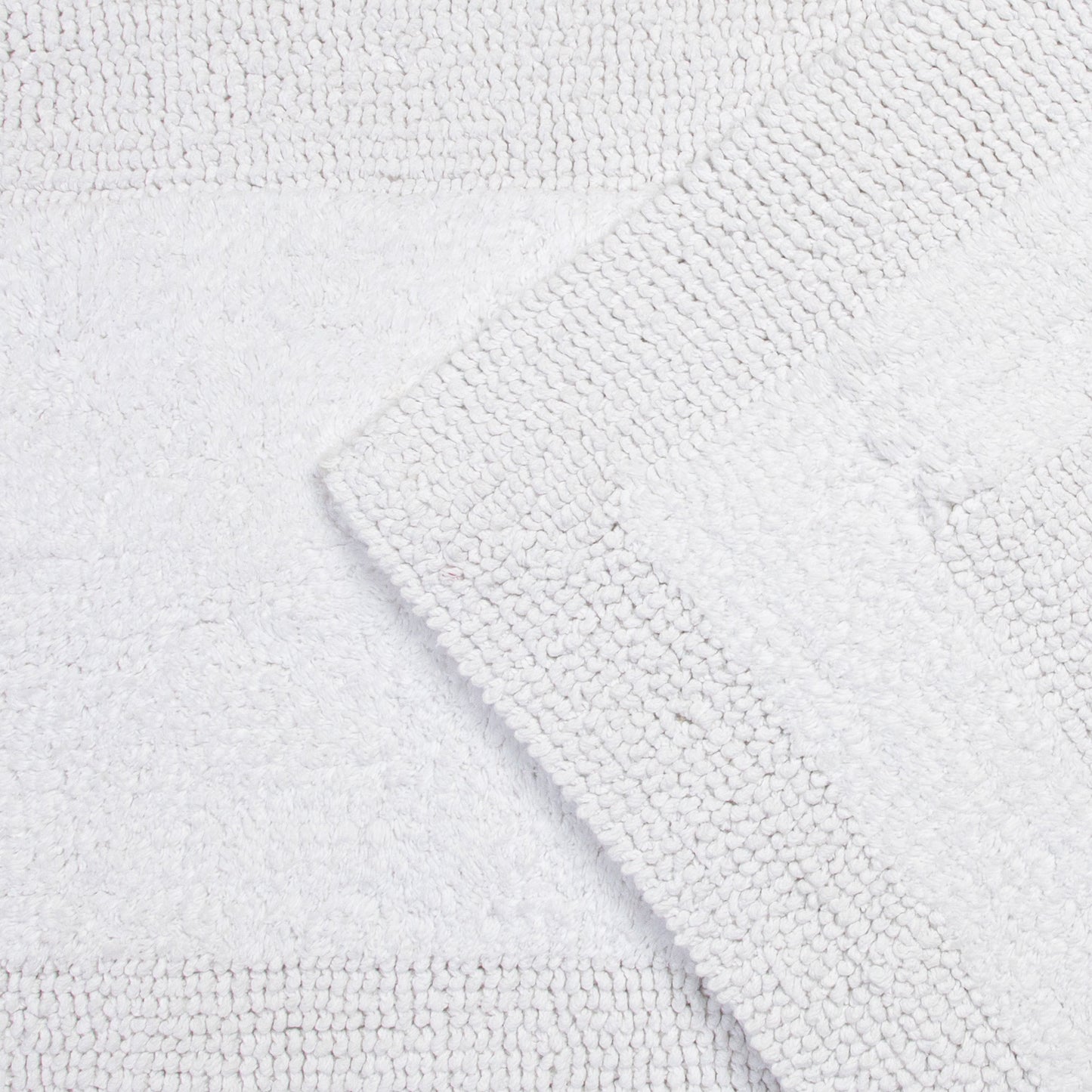 Arkwright Home® Provence Bath Rug 20x60 White, 6/Case (PROV2060-WH-CS)