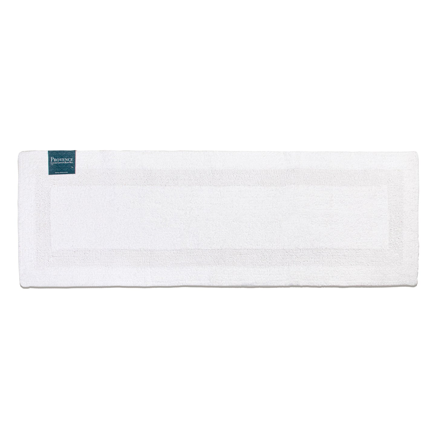 Arkwright Home® Provence Bath Rug 20x60 White, 6/Case (PROV2060-WH-CS)