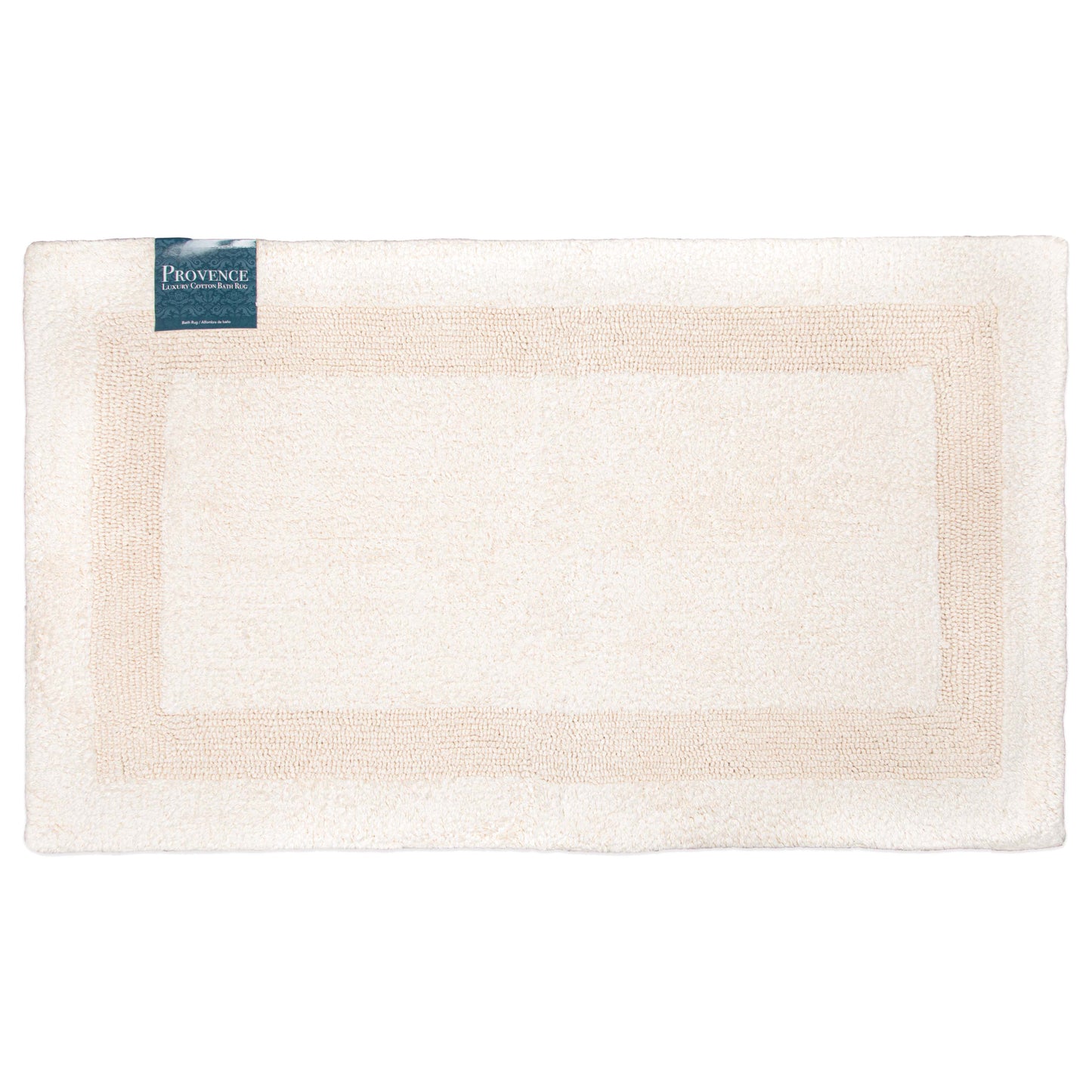 Arkwright Home® Provence Bath Rug 17x24 Border Design Assorted (PROV1724-ASST)
