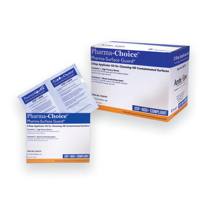 Pharma-Choice® Pharma-Surface Guard Chemo Spill Wipe Neutralizing Wipe, 15/Box (PSG797)