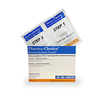 Pharma-Choice® Pharma-Surface Guard Chemo Spill Wipe Neutralizing Wipe, 15/Box (PSG797)