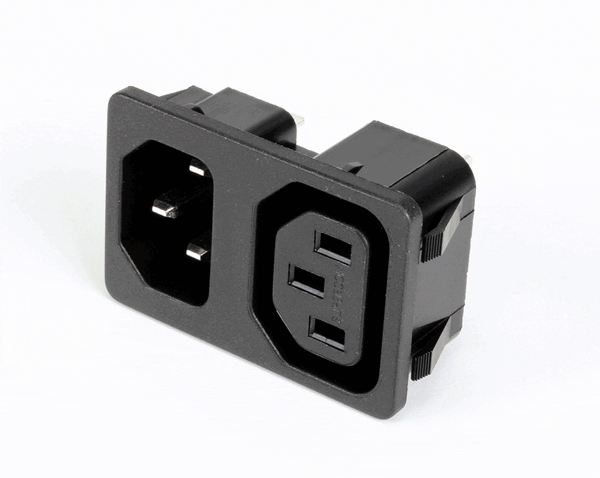 Pitco 60148401 Connector,Power Inl Out Iec320 (PT60148401)