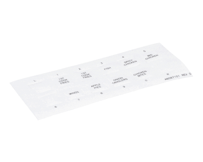 Pitco A6097101 Label,Ssh60W Left Hand Cook (PTA6097101)