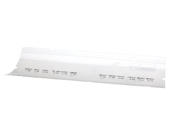 Pitco A6112802 Overlay For Ssh55 W/K12 (PTA6112802)