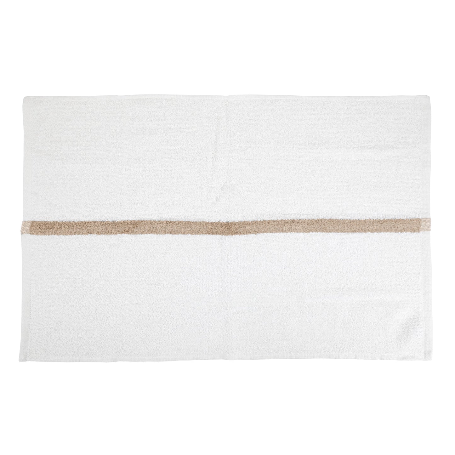 Hospeco® Power Gym Hand Towel 16x27 Beige Stripe, 120/Case (HOSPWR-1627-3BGCS-CS)