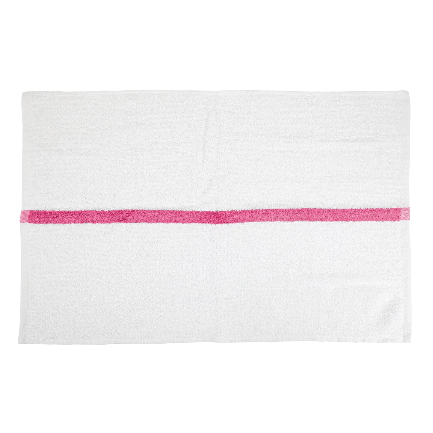 Hospeco® Power Gym Hand Towel 16x27 Pink Stripe, 120/Case (HOSPWR-1627-3PKCS-CS)