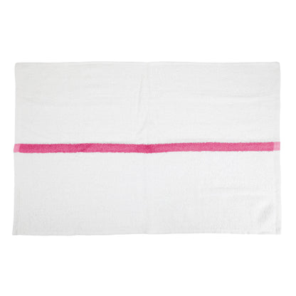 Hospeco® Power Gym Hand Towel 16x27 Pink Stripe, 120/Case (HOSPWR-1627-3PKCS-CS)