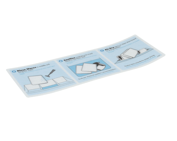 Power Soak Systems Inc 29487 Decal - Backsplash Steps 5-7 L (PWSK29487)