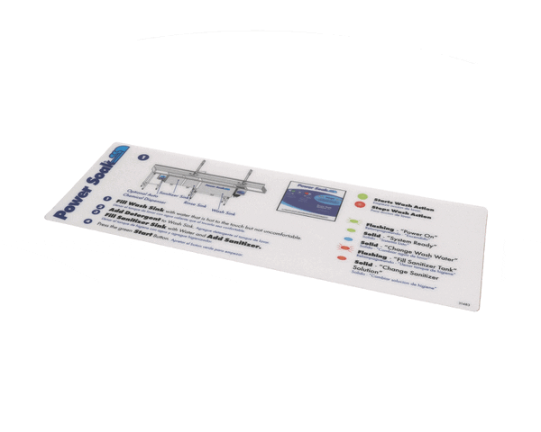 Power Soak Systems Inc 31483 Decal - Backsplash Step 1 R-L (PWSK31483)