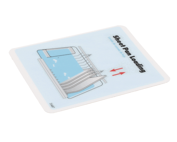 Power Soak Systems Inc 31487 Decal - Sheet Pan Loading (PWSK31487)