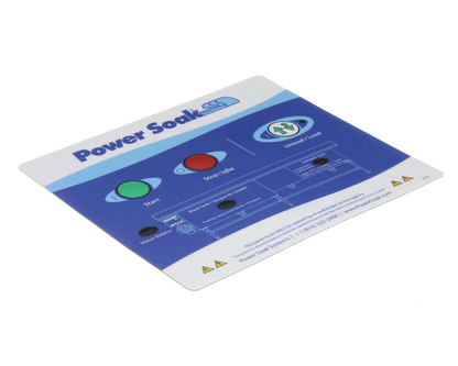 Power Soak Systems Inc PWSK33507 Control Panel Overlay, PS-225 (PWSK33507)