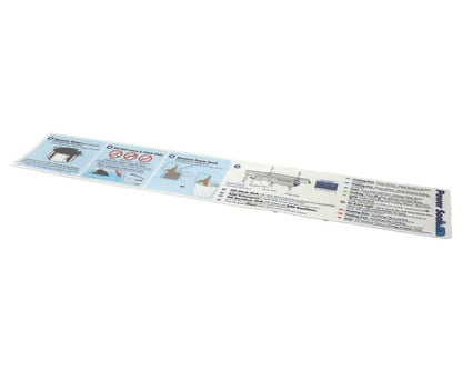 Power Soak Systems Inc 33891 Decal Backsplash Steps 1-4 R-L (PWSK33891)