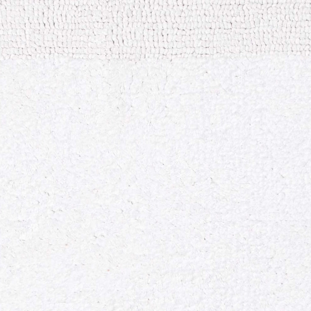 Arkwright Home® Provence Bath Rug 24x40 White (PROV2440-WH)