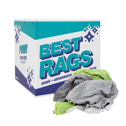 Hospeco® R-C13 Sweatshirt Reclaimed Rags Colors, 5lb Box (HOSR-C13-5)