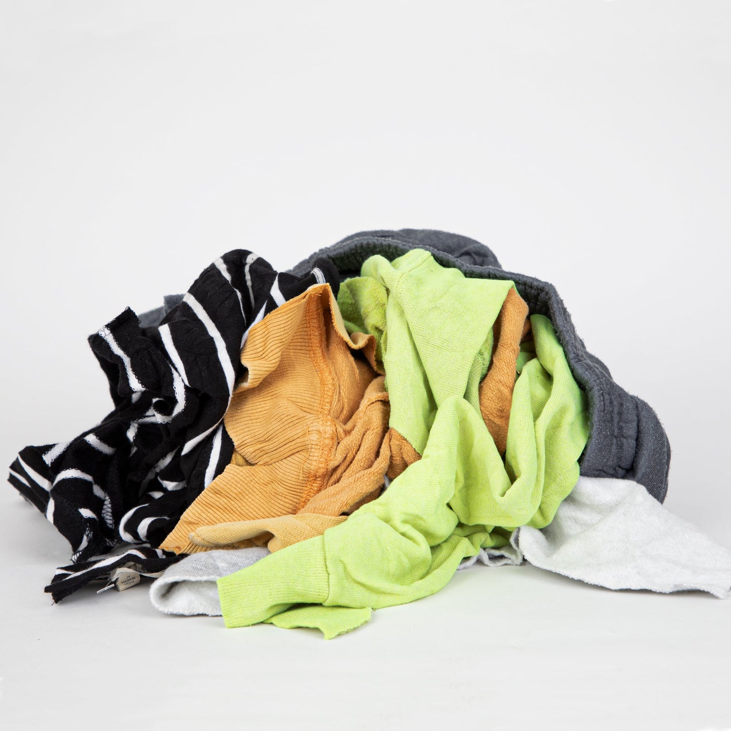 Hospeco® R-C13 Sweatshirt Reclaimed Rags Colors, 25lb Box (HOSR-C13-25)