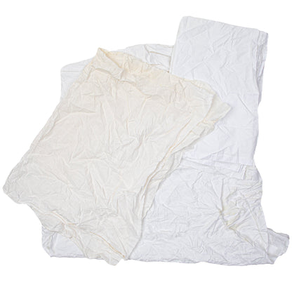 Hospeco® R-W39 Sheet Reclaimed Rags White, 10lb Box (HOSR1-W39-10)