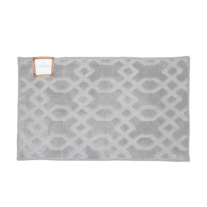 Arkwright Home Artistry Geo Accent Rug 20x34 Soft Silver (PNP-RA-2034GEO-SS)