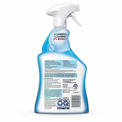 Lysol Hydrogen Peroxide Cleaner, Liquid, 32 fl oz (1 quart), Citrus ScentSpray Bottle (RAC89289)