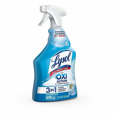 Lysol Hydrogen Peroxide Cleaner, Liquid, 32 fl oz (1 quart), Citrus ScentSpray Bottle (RAC89289)