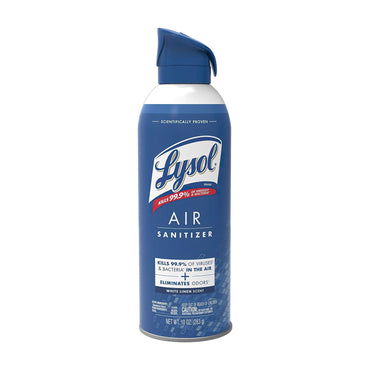 LYSOL Brand Air Sanitizer Spray, White Linen, 10 oz Aerosol Spray, 6/Carton (RAC99351CT)