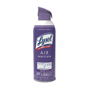 LYSOL Brand Air Sanitizer Spray, Light Breeze Scent, 10 oz Aerosol Can, 6/Carton (RAC99394CT)