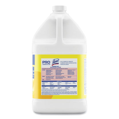 LYSOL Brand Disinfectant Deodorizing Cleaner Concentrate, Lemon Scent, 128 oz Bottle (RAC99985EA)