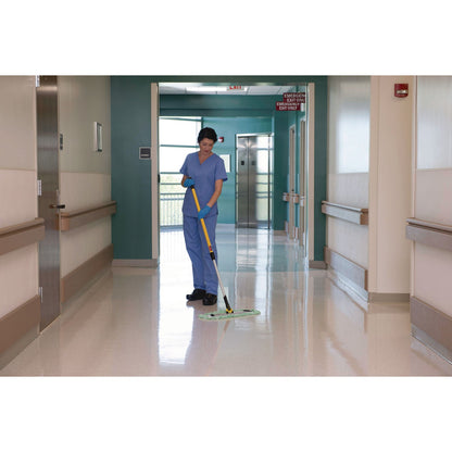 Rubbermaid Twisted Loop Blend Dust Mop, Polyester Yarn, 48", Blue, 12/Carton (RCPJ257BLUCT)