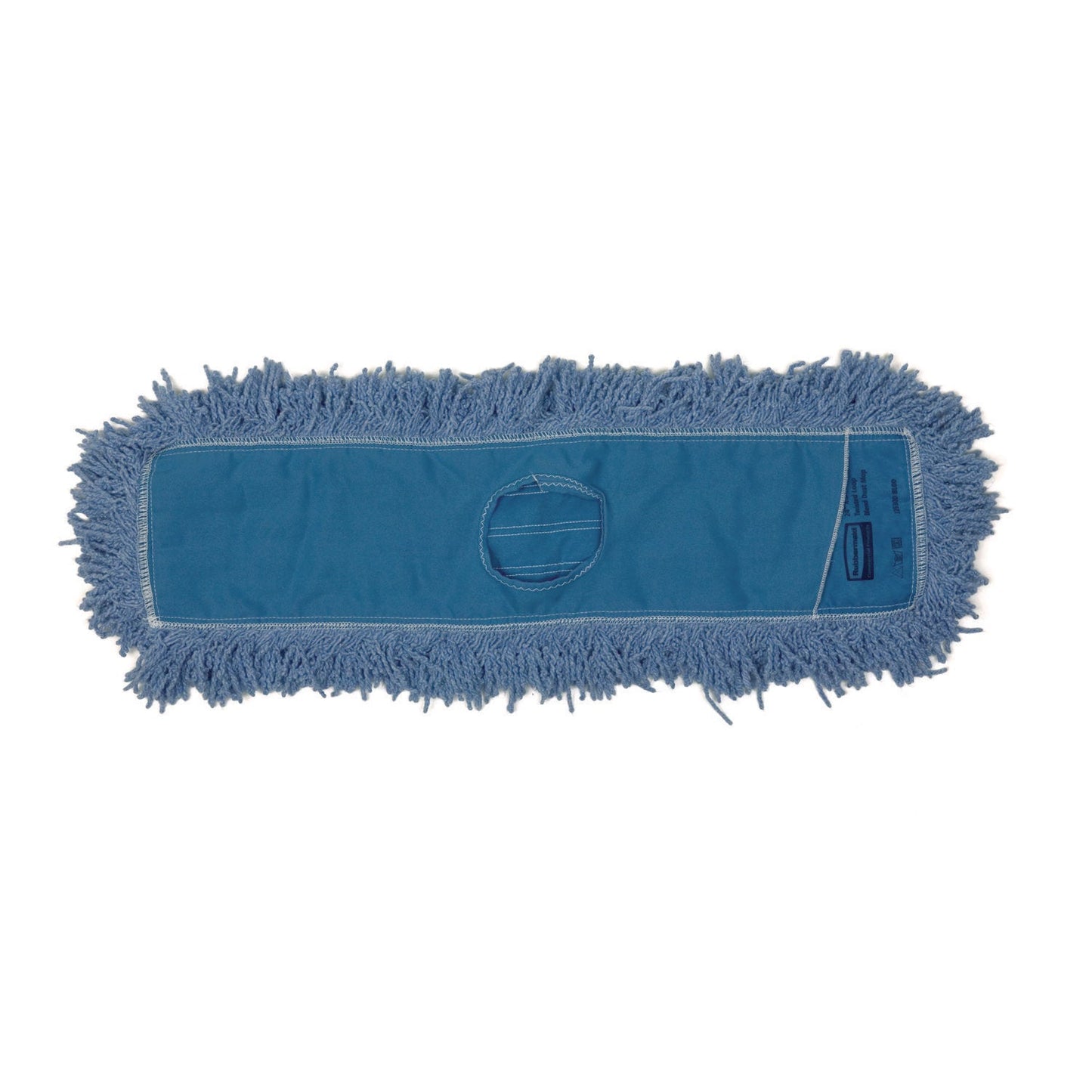 Rubbermaid Twisted Loop Blend Dust Mop, Polyester Yarn, 48", Blue, 12/Carton (RCPJ257BLUCT)