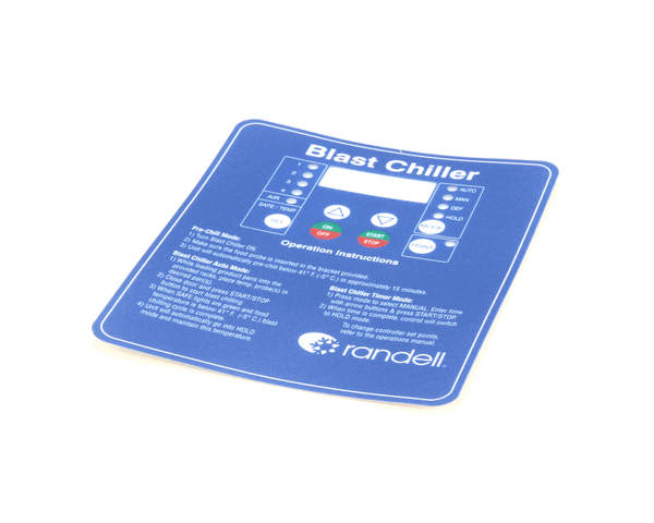 Randell Pp Lbl1601 Label, Without Holes, Overlay Blast Chil (RDPPLBL1601)