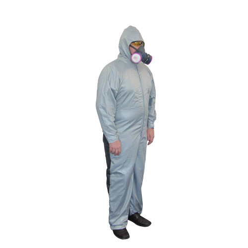 Vendor Brand Premium Antistatic Suit with Velcro Wrist, Hood, Gray, XL (HOSREAP1020-XL)