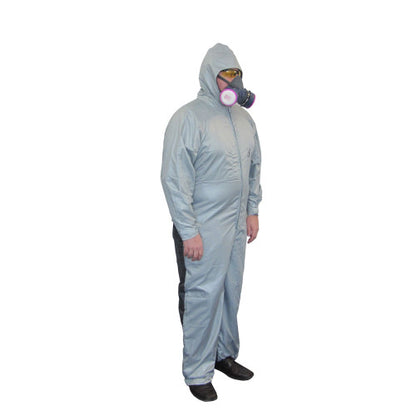 Vendor Brand Premium Antistatic Suit with Velcro Wrist, Hood, Gray, XL (HOSREAP1020-XL)