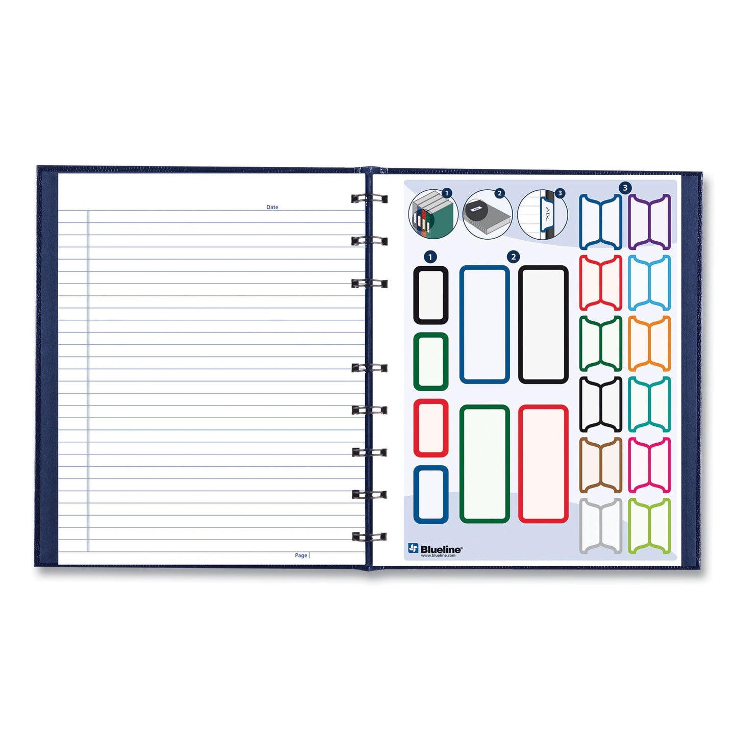 Blueline NotePro Notebook, 1-Subject, Medium/College Rule, Blue Cover,  (75) 9.25 x 7.25 Sheets (REDA7150BLU)