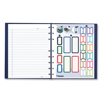Blueline NotePro Notebook, 1-Subject, Medium/College Rule, Blue Cover,  (75) 9.25 x 7.25 Sheets (REDA7150BLU)