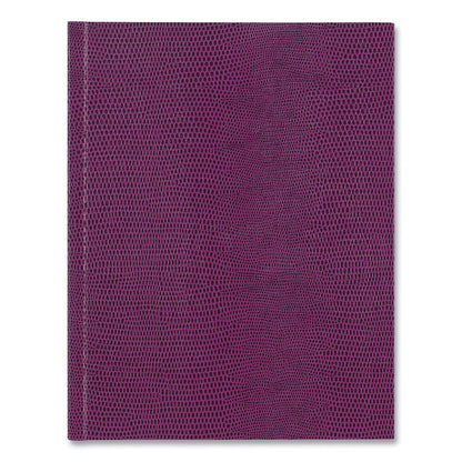 Blueline Executive Notebook, 1-Subject, Medium/College Rule, Grape Cover,  (72) 9.25 x 7.25 Sheets (REDA7RAS)