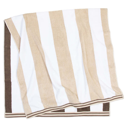 Aston & Arden Reversible Beach Towel 35x70 Brown/Beige (PNP-REV-CABANA-BRBG)