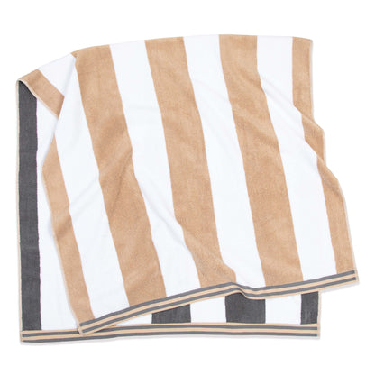 Aston & Arden Reversible Beach Towel 35x70 Grey/Tan (PNP-REV-CABANA-GYTN)