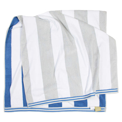 Aston & Arden Reversible Beach Towel 35x70 Grey/Blue (PNP-REV-CABANA-LGCF)