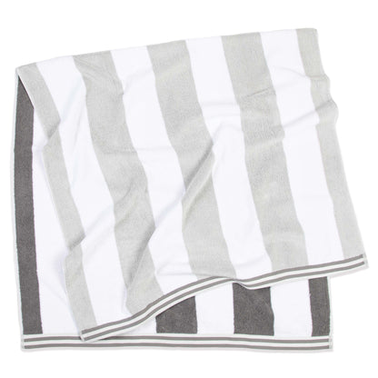 Aston & Arden Reversible Beach Towel 35x70 LtGrey/DkGrey (PNP-REV-CABANA-LGDG)