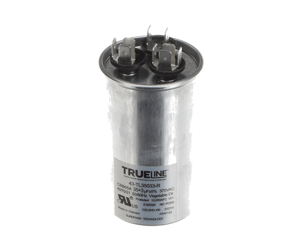 Rheem 43-Tl35033-R Capacitor - 35/3/370 Dual Roun (RHM43-TL35033-R)