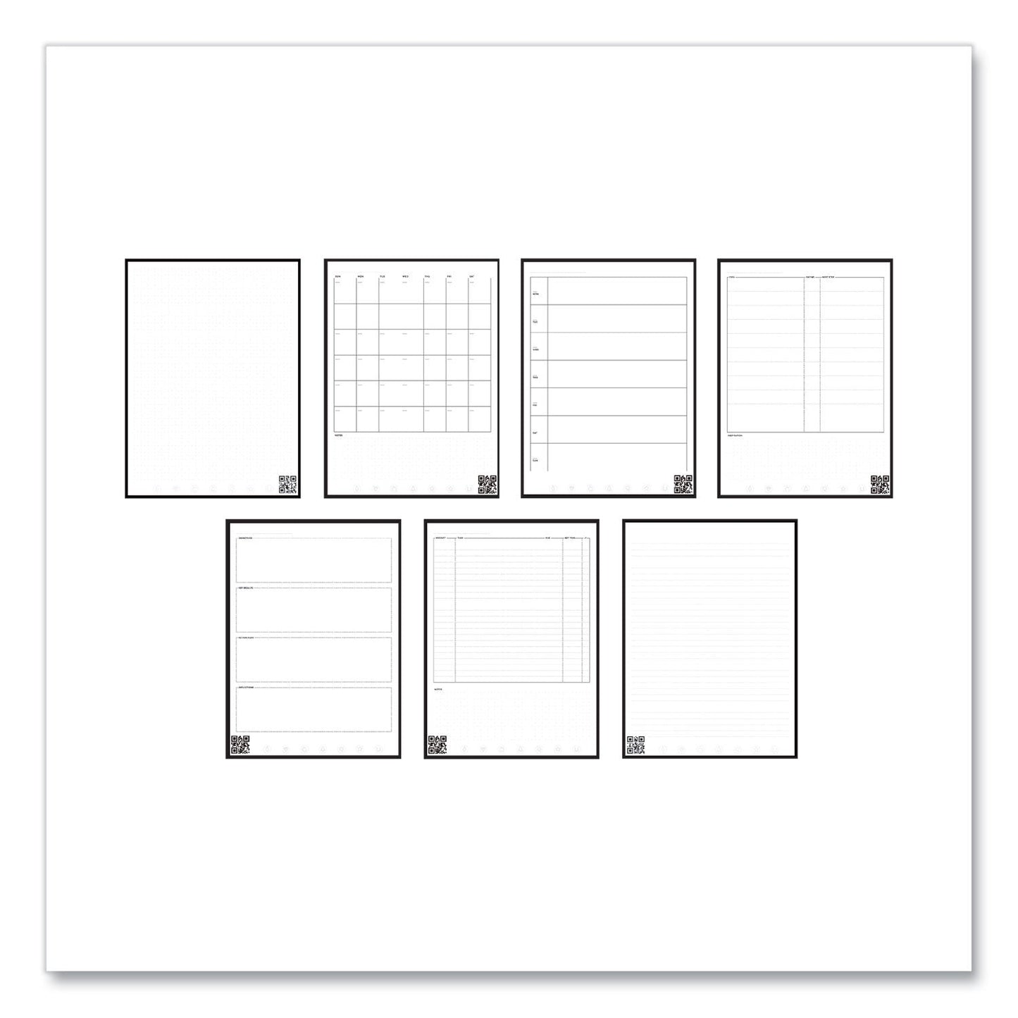 Rocketbook Fusion Smart Notebook, Seven Page Formats, Blue Cover, 11 x 8.5, 21 Sheets (RKBFLRCCDFFR)