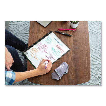 Rocketbook Fusion Smart Notebook, Seven Page Formats, Blue Cover, 11 x 8.5, 21 Sheets (RKBFLRCCDFFR)
