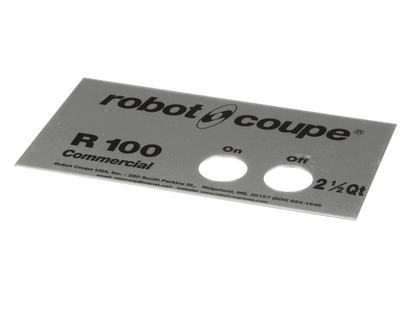 Robot Coupe 400541 R100Us Front Plate (ROB400541)