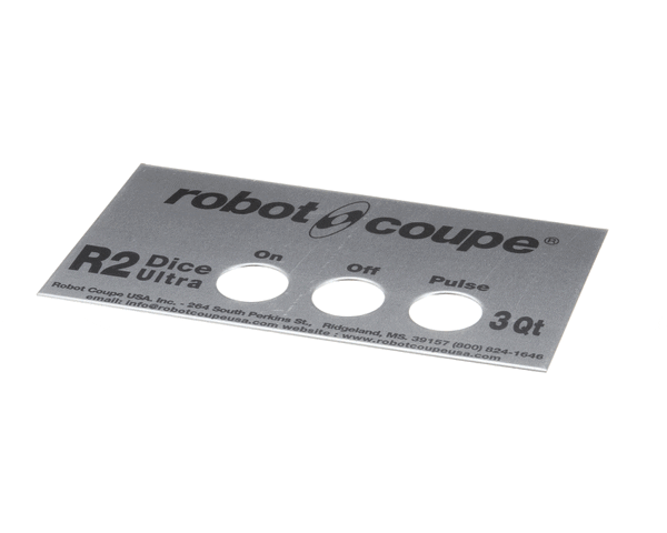 Robot Coupe 407903 R2U Dice Front Plate (ROB407903)
