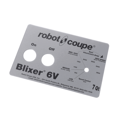 Robot Coupe 408087 Front Plate Blixer 6Vv (ROB408087)